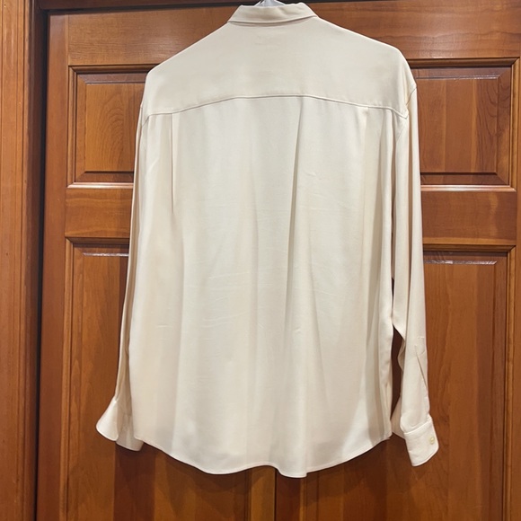 Gorgeous pure heavy silk man’s  shirt - Picture 3 of 5